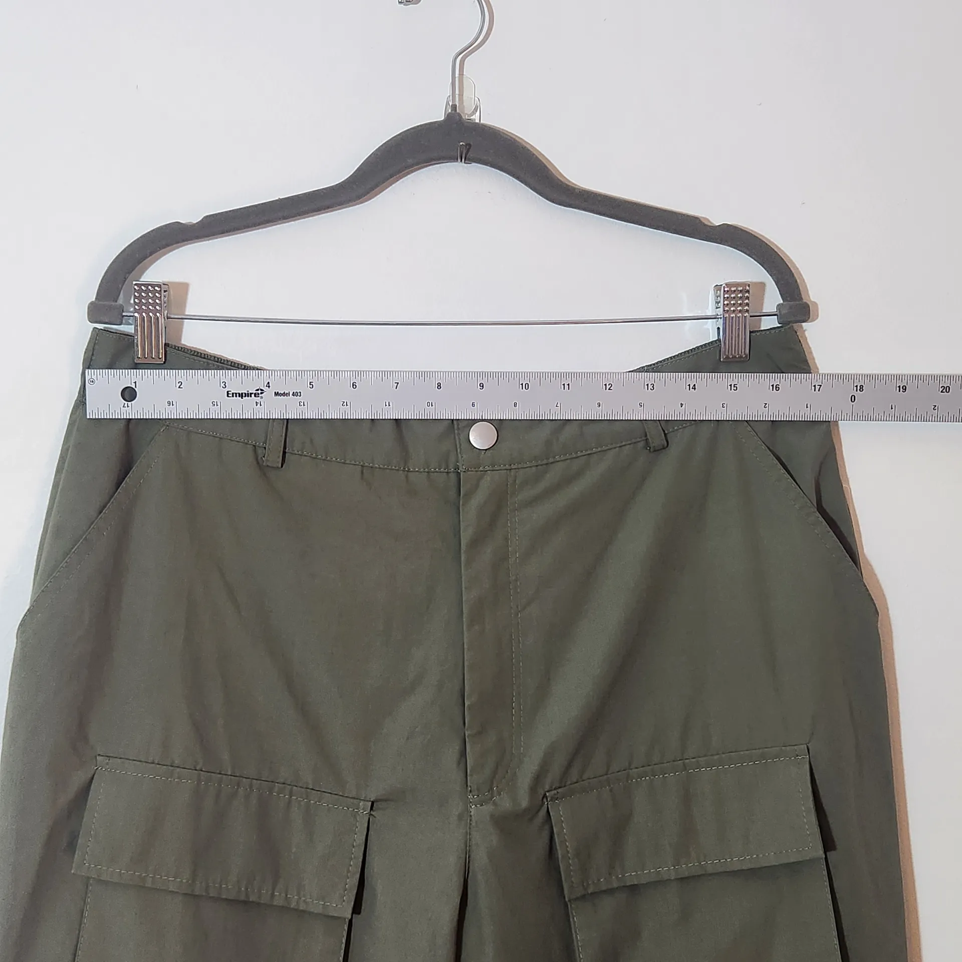 Faded Rose Essentials Olive Green Cargo Jogger Pants NWT Size XL - Image 6