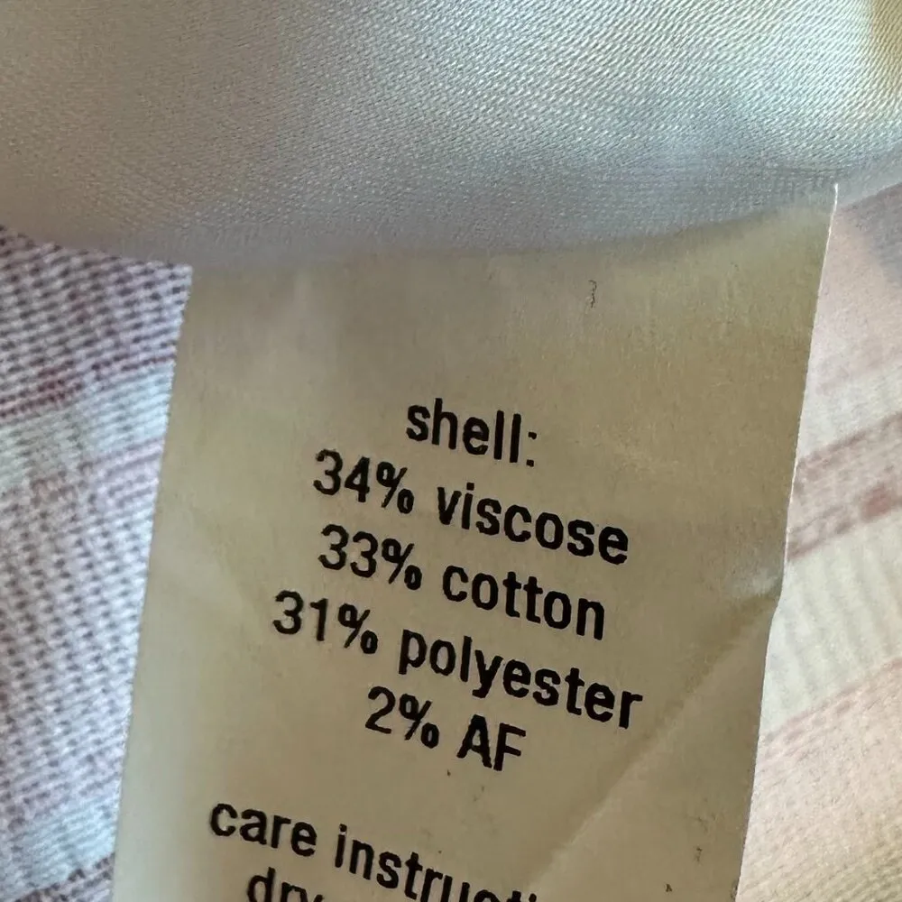 Hutch Antropologie Colorful Stripe Sheath Dress Cotton Blend Off-Shoulder 10 - Image 11