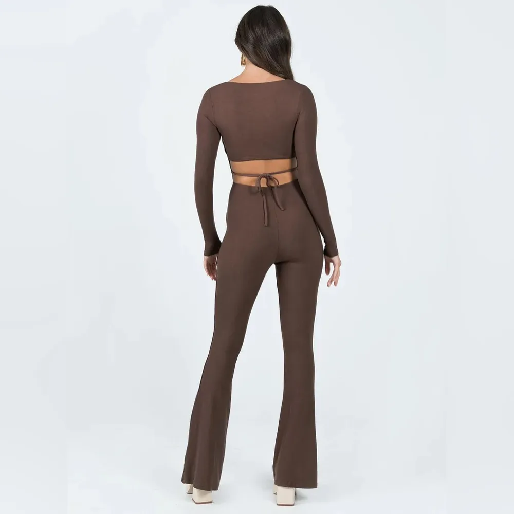 Devera Jumpsuit Brown - Image 3