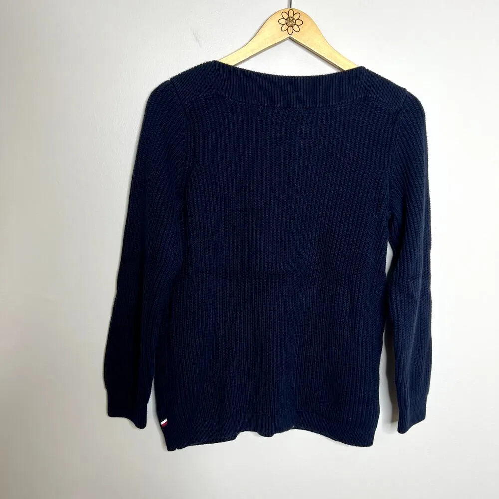 Tommy Hilfiger Blue Knit Sweater - Image 5