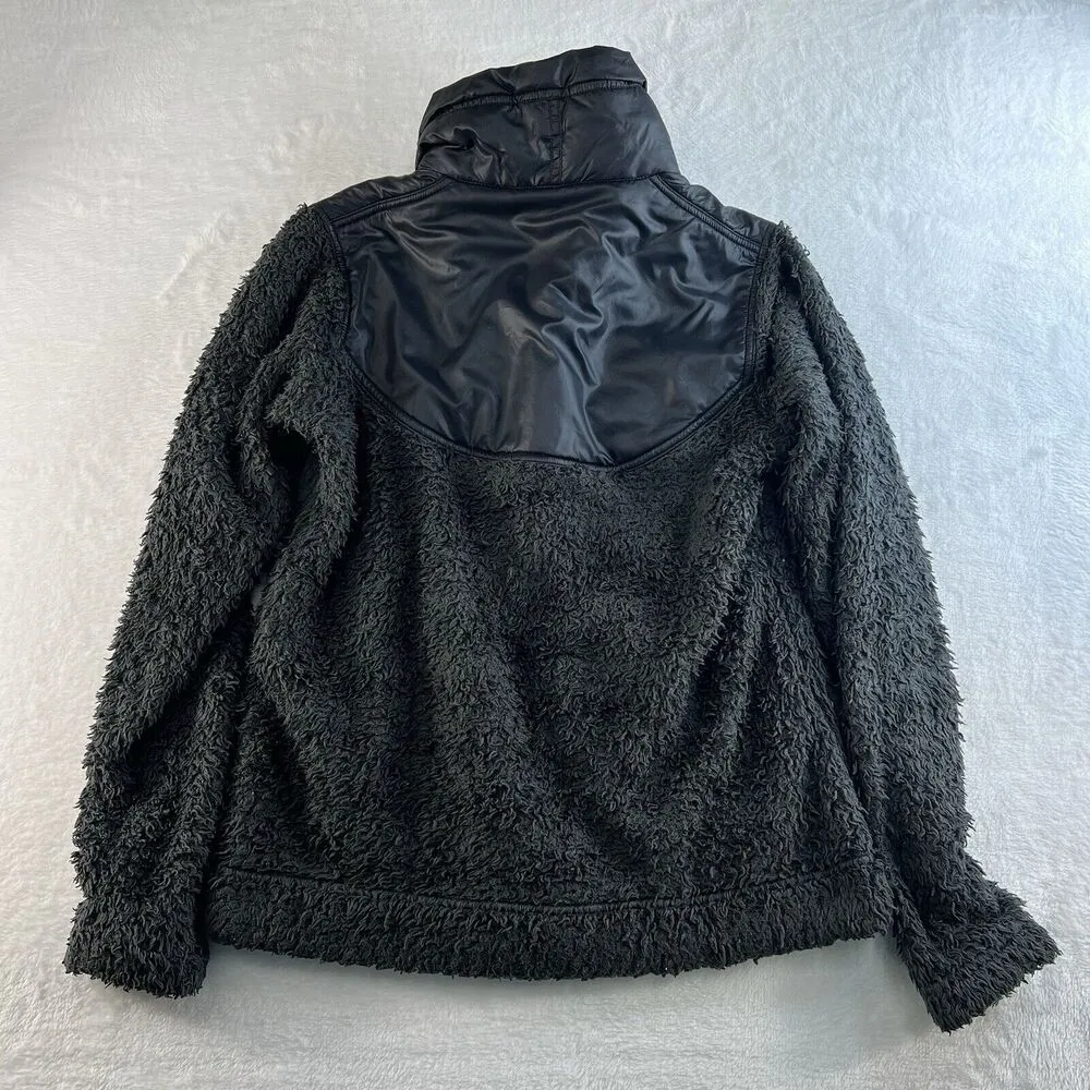 NIKE ACG Women’s Medium Black Teddy Fleece Full Zip Jacket Super Soft Plush - Image 14