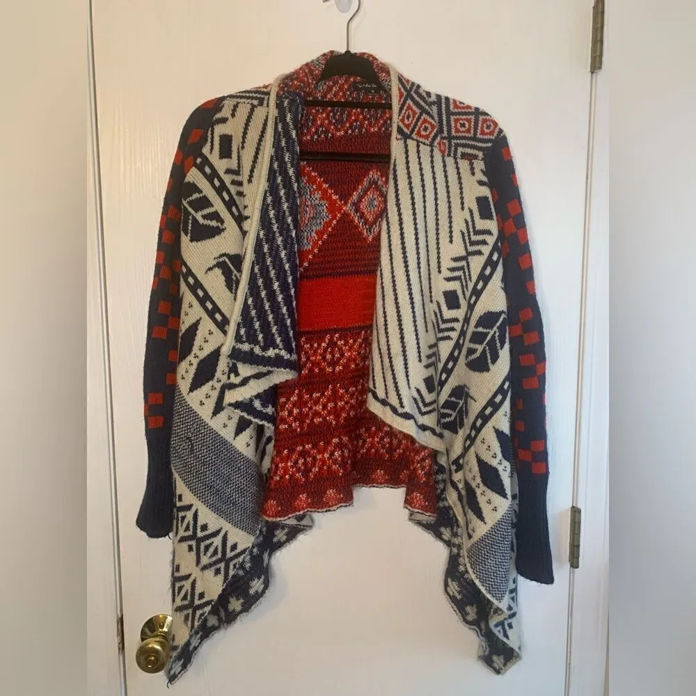 Double Zero Aztec print cardigan size M - Image 3