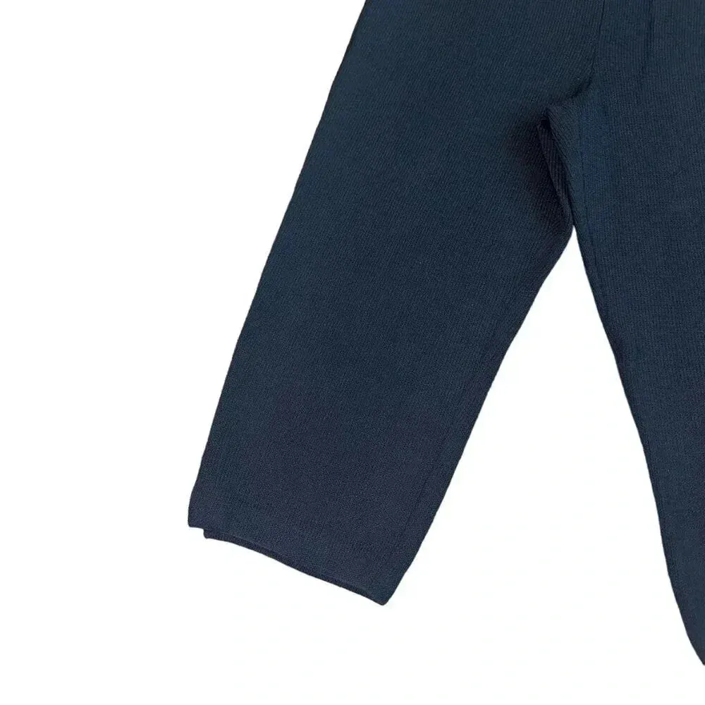 St. John Sport Cropped Black Pants Capri Stretch Santana Knit Size Small Women's - Image 4