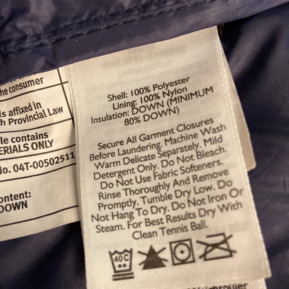 Eddie Bauer Women Down Jacket size S EB650 color gray/bluish 100% nylon BNWOT - Image 11