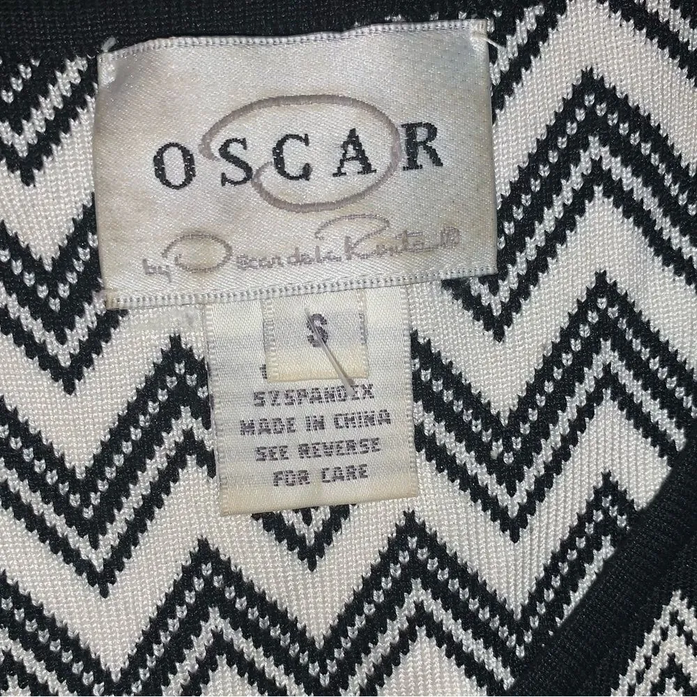 Oscar de la rents Chevron silk tank - Image 2