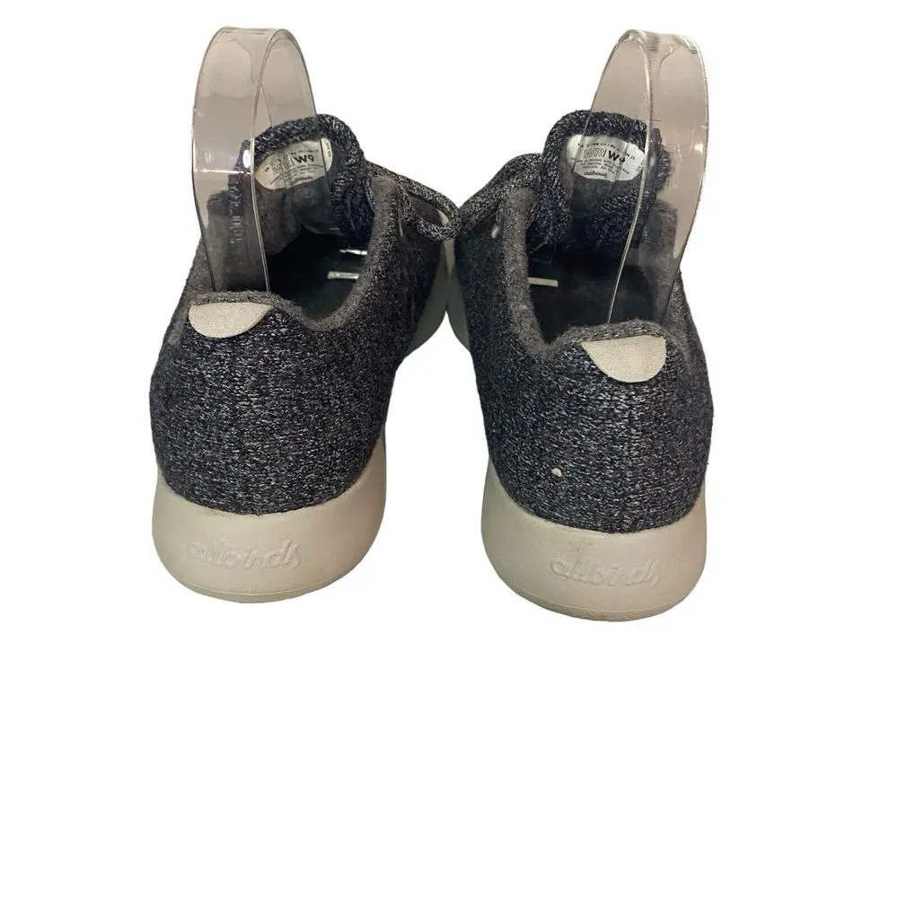 Allbirds Natural Gray ‎ Sole Merino Wool Runners Sneakers Women's Size 9 Preppy - Image 4