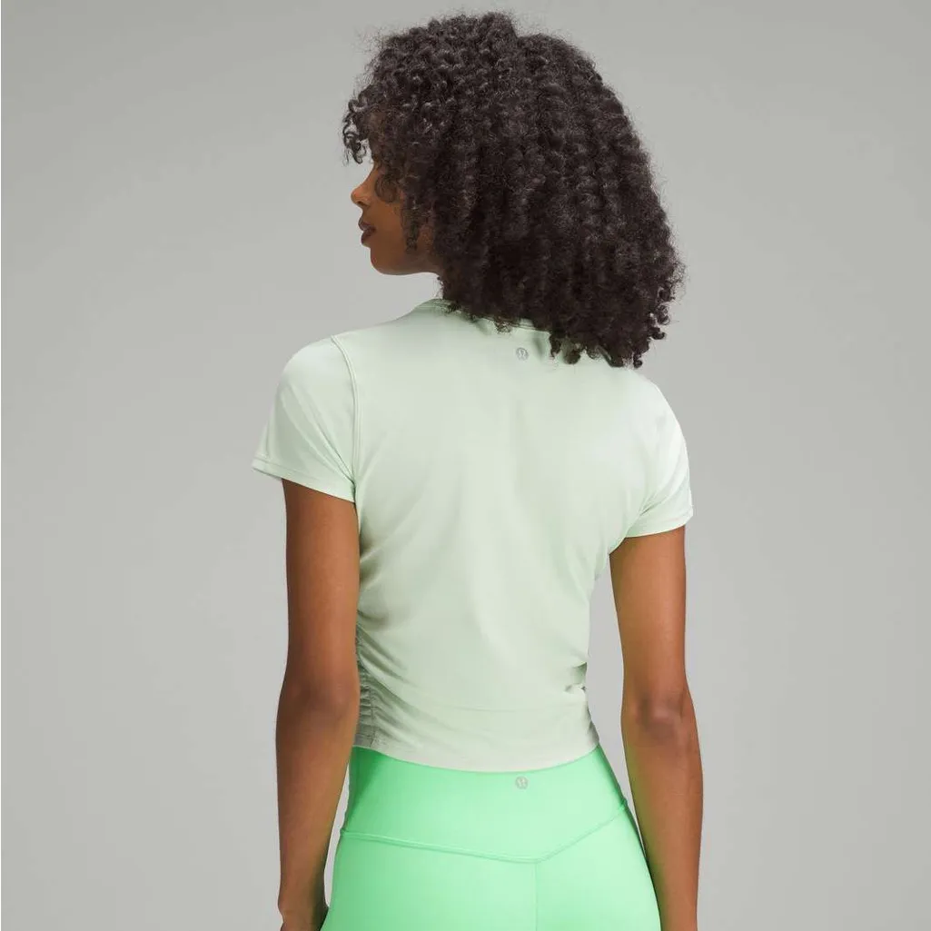 Lululemon All It Takes Short-Sleeve T-Shirt *Nulu Kohlrabi‎ Green Top Size 14 - Image 3