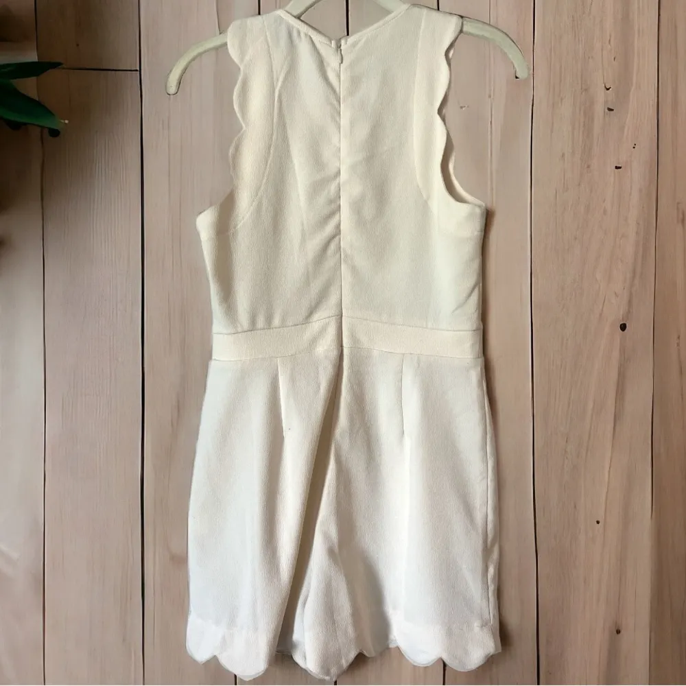 Monteau scalloped sleeveless romper - Image 4
