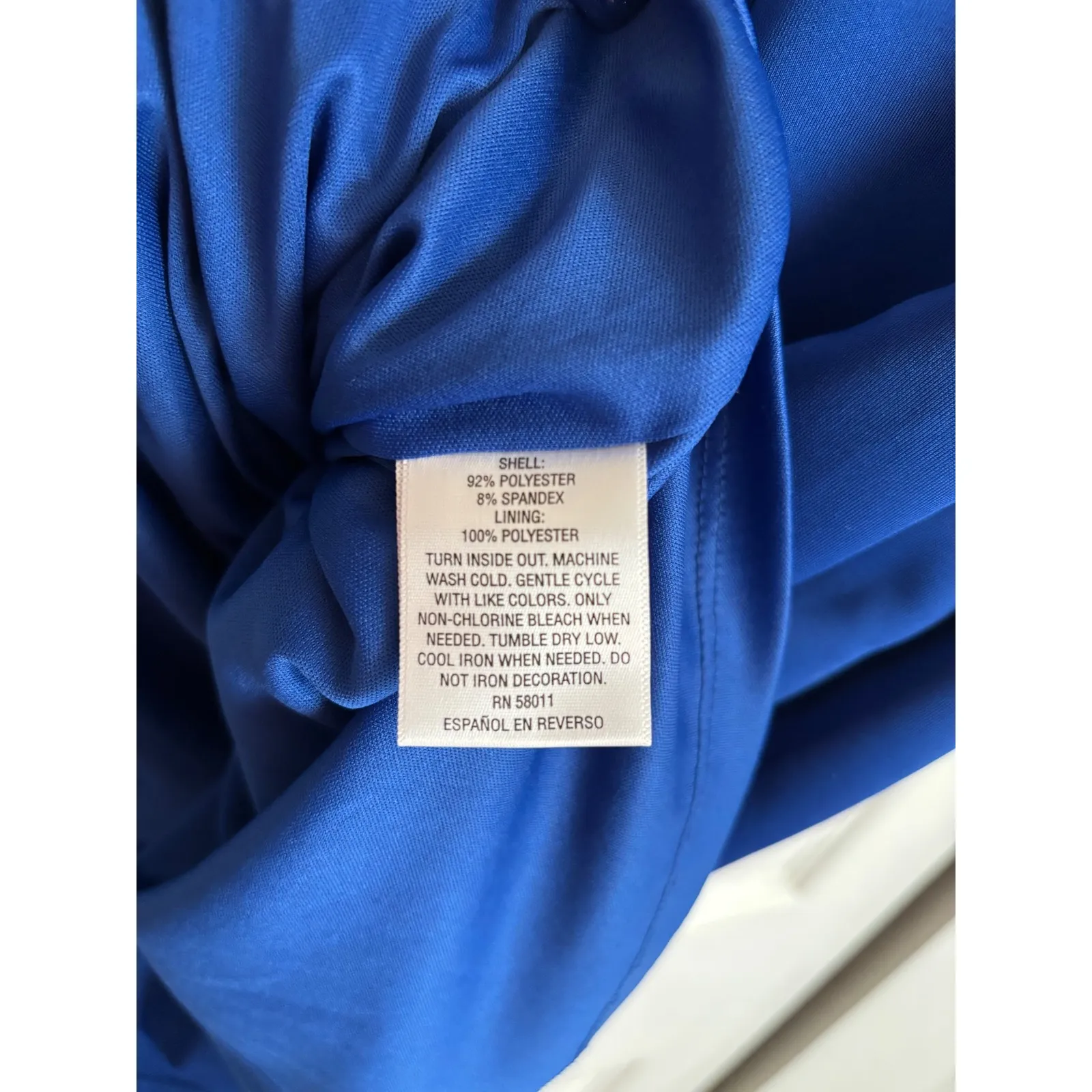 Thalia Sodi Studded Royal Blue Sheath Dress Size Medium Statement Cocktail Dress - Image 7