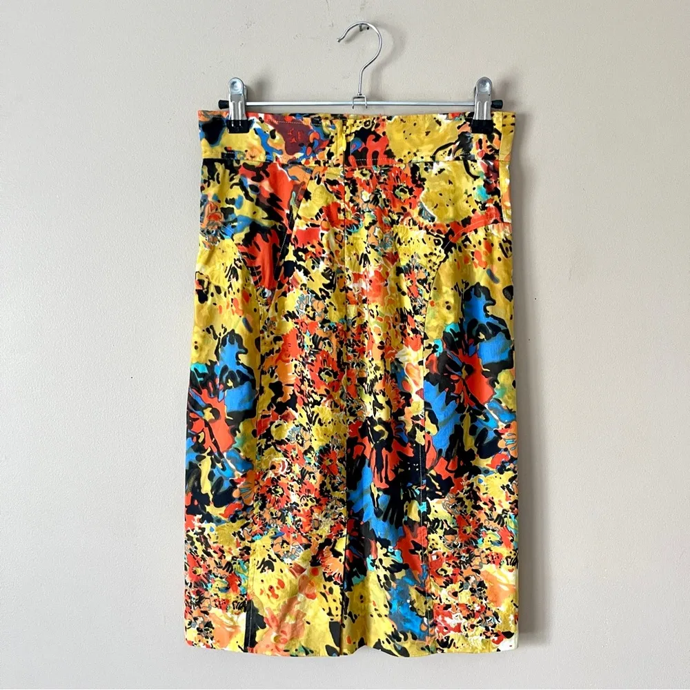 TRACY REESE | Colorful High Waisted Pencil Skirt Sz M - Image 5