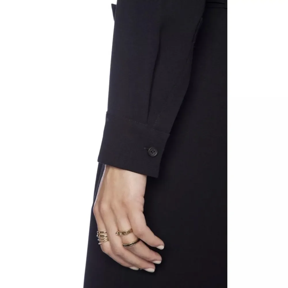 VINCE. Button Down Black Jumpsuit Size 10 - Image 3