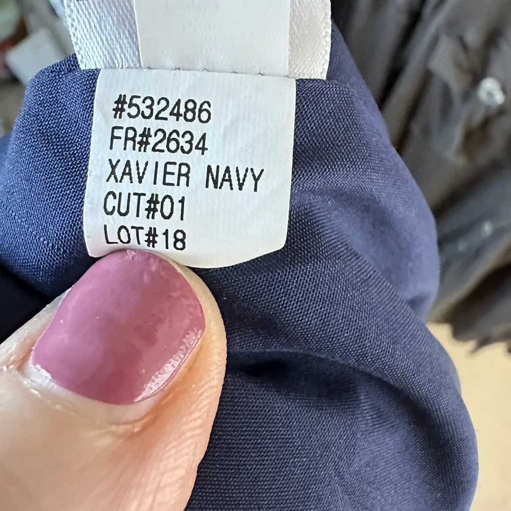 NWOT A New Day Pleated Lined A-Line Full Skirt in Xavier Navy Blue Size Small - Image 5