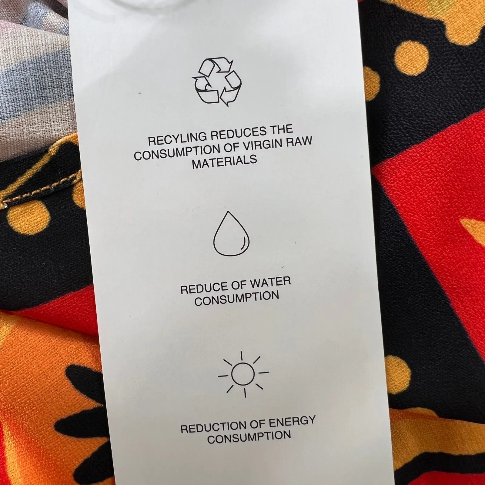 Ursimie Print Dress‎ Bohemian Casual 3/4 Sleeve Tunic Dress Orange Red Medium - Image 5