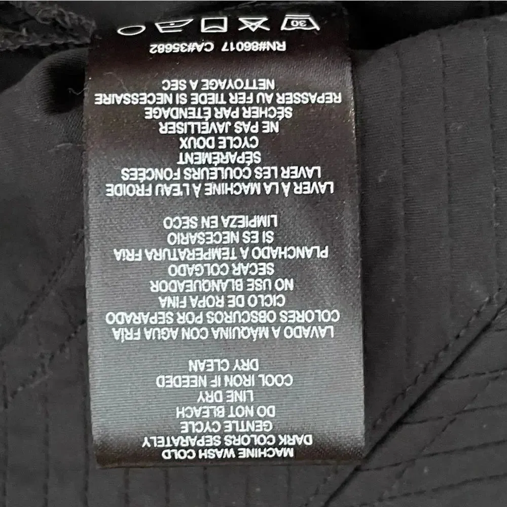 Bebe Black Puff Sleeves Silver Button Down Shirt SZ M Black Size M - Image 11