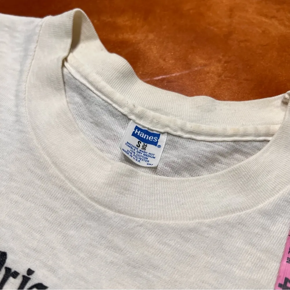 Vintage Hanes 1980s OPEC Oil What price now OPEC? t-Shirt size small adult - Image 3