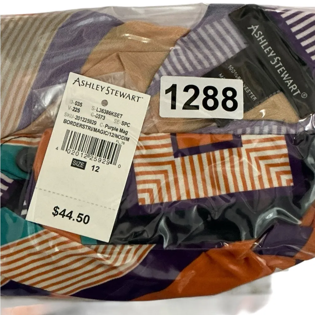 Ashley Stewart  Multicolor Striped Button Down Shirt - Image 6