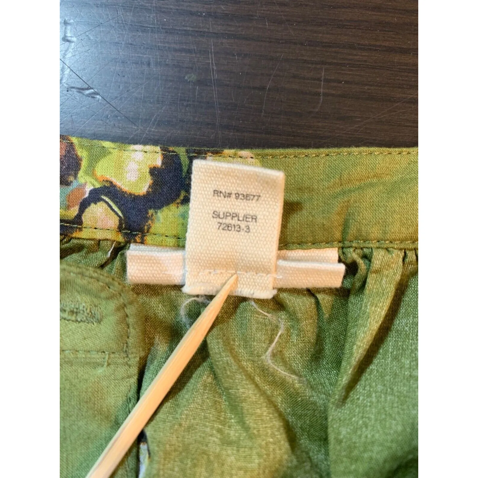 ana A New Approach Women's OX Floral Blouse Button‎ Cuff Green Spring Top Size 0X - Image 5