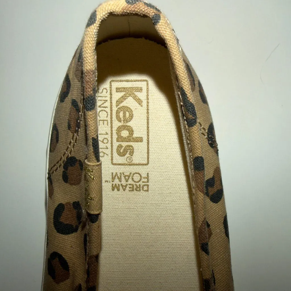 Keds Leopard Print Slip On Sneakers Women’s Size 9.5 Casual Shoes - Image 8