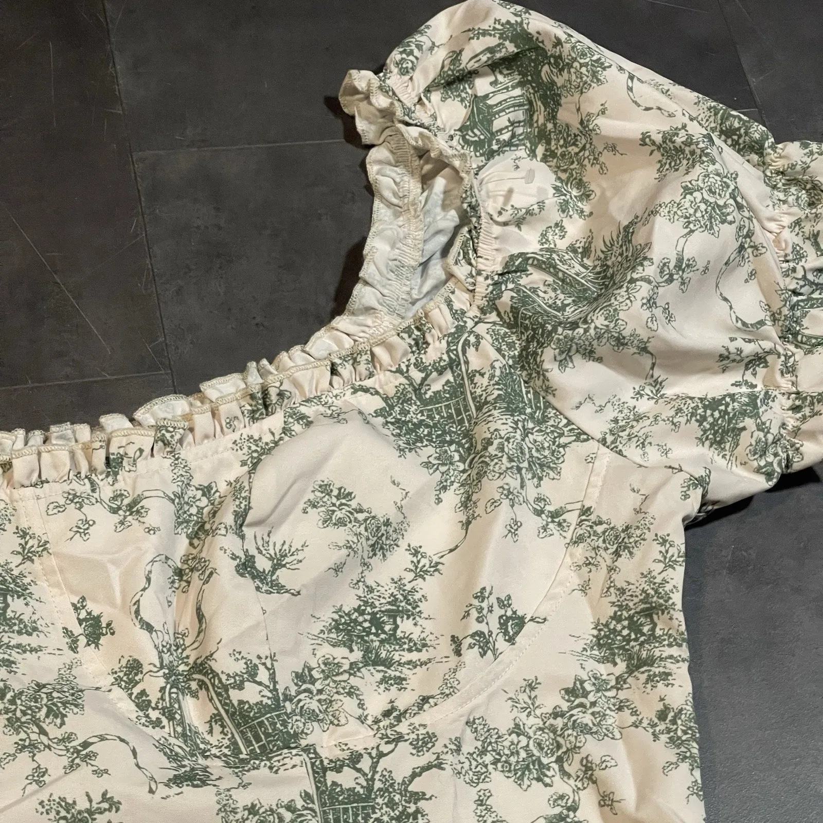 Cider Women‎ Coquette Fairy Boho  Corset Sleeve Cropped Blouse Top 3X. F-34 - Image 3