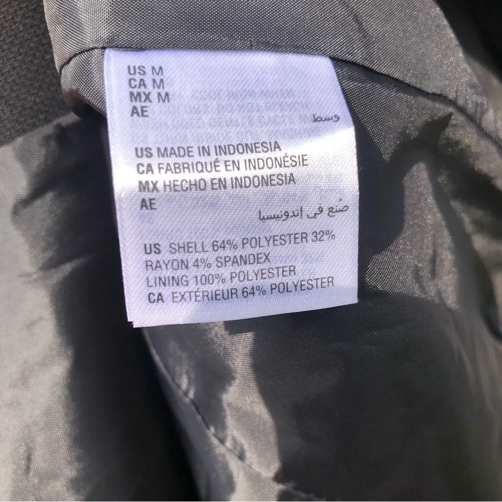 NEW INC Black Glitz Double Breasted Blazer Jacket With Gold Buttons M Size M - Image 12