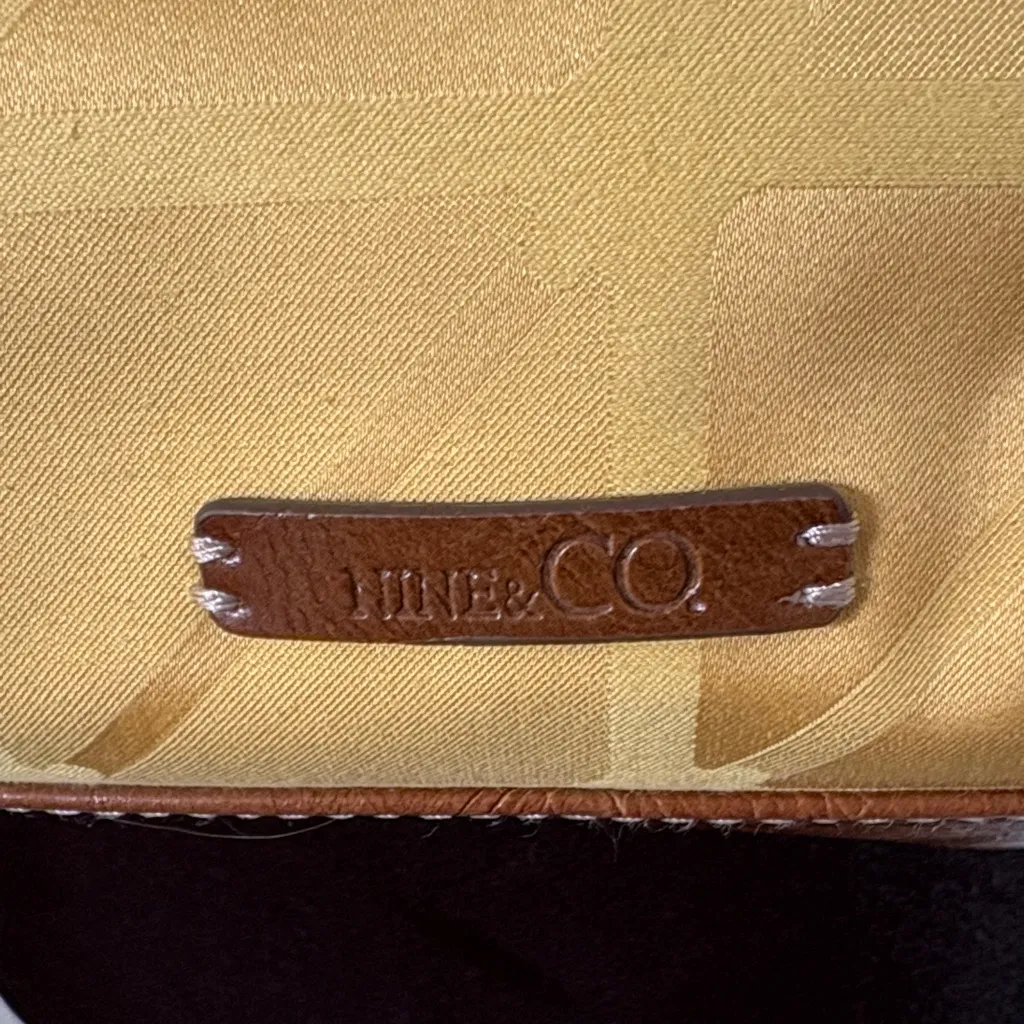 Nine & Co. Satin fabric Mono Logo Handbag - Image 2