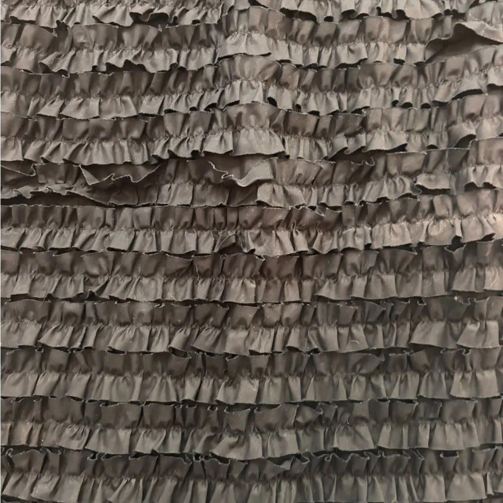 MK Black Ruffled Skirt Size 6 - Image 2