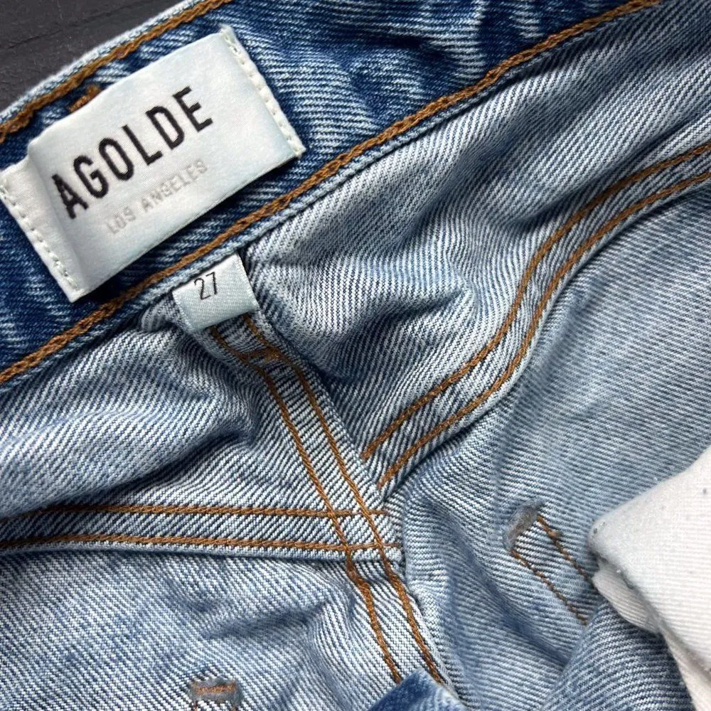 AGOLDE Jaden Short in Surreal Denim Shorts Size 27 - Image 5