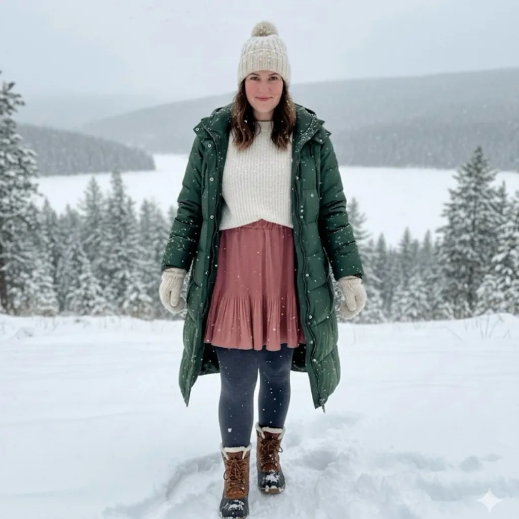 Pleated Solid Woven Pull On Mini Skirt Women's Plus Size 2X Ash Rose New Oddi - Image 7