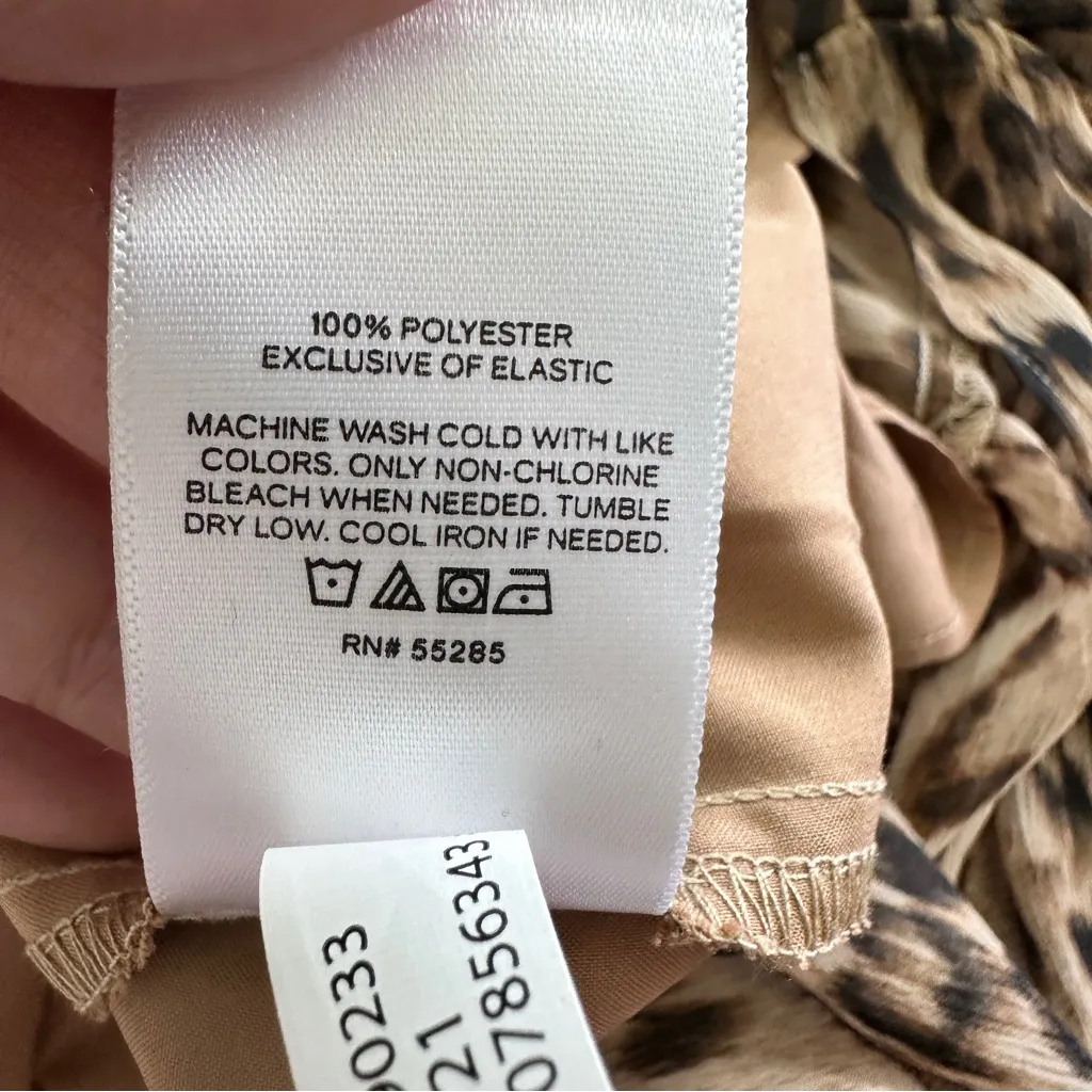 EXPRESS   Animal Print Maxi Dress belted size M - Image 8