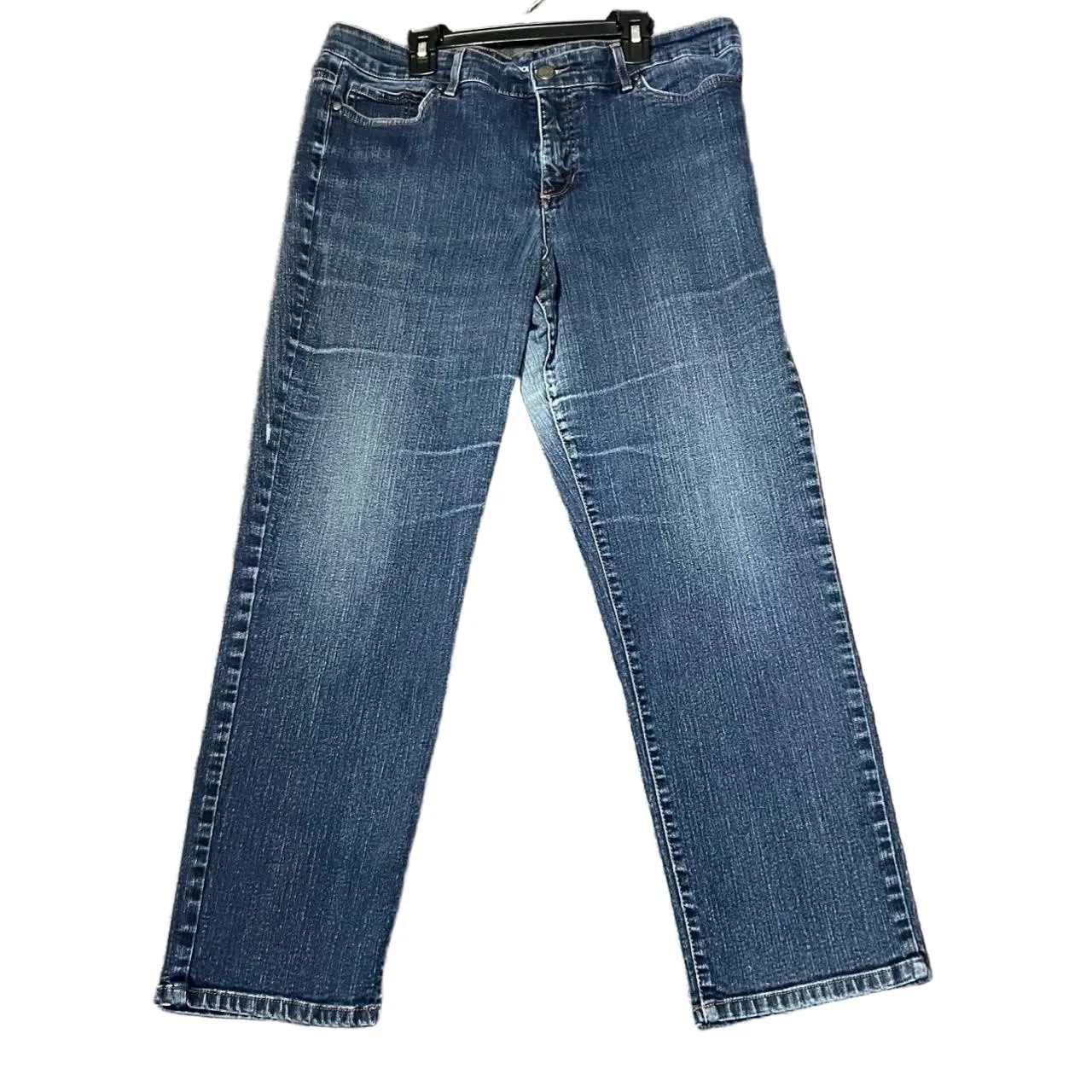 Bandolino Mandie Blue Jeans Womens 16S Short Straight Leg Classic Comfort - Image 2