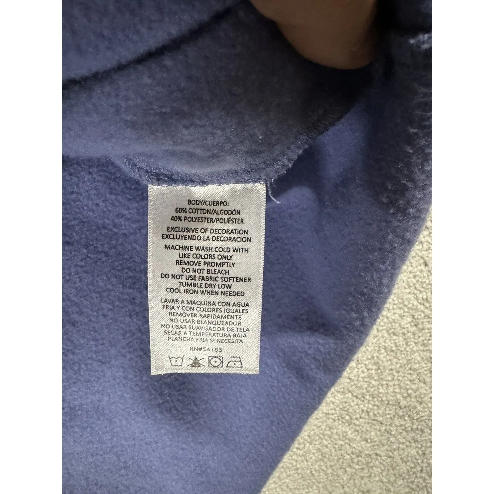 CALVIN KLEIN Spell‎ Out Hoodie | 2XL | Jumper Top Sweatshirt Short Cropped Retro - Image 4