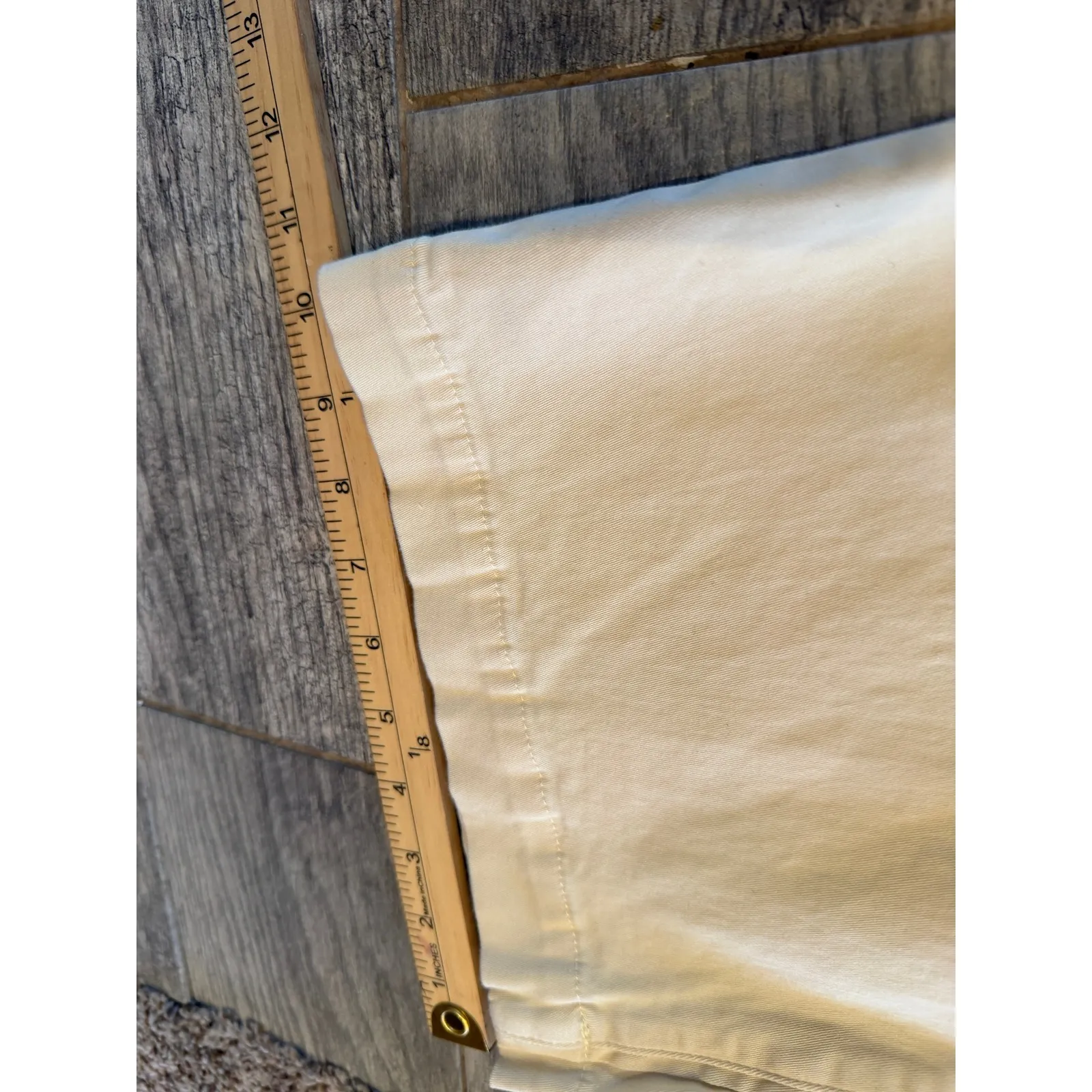 Democracy Khaki Wide Leg Pants Size 8 Trousers Pant Pleated Rayon Ab Solution - Image 10