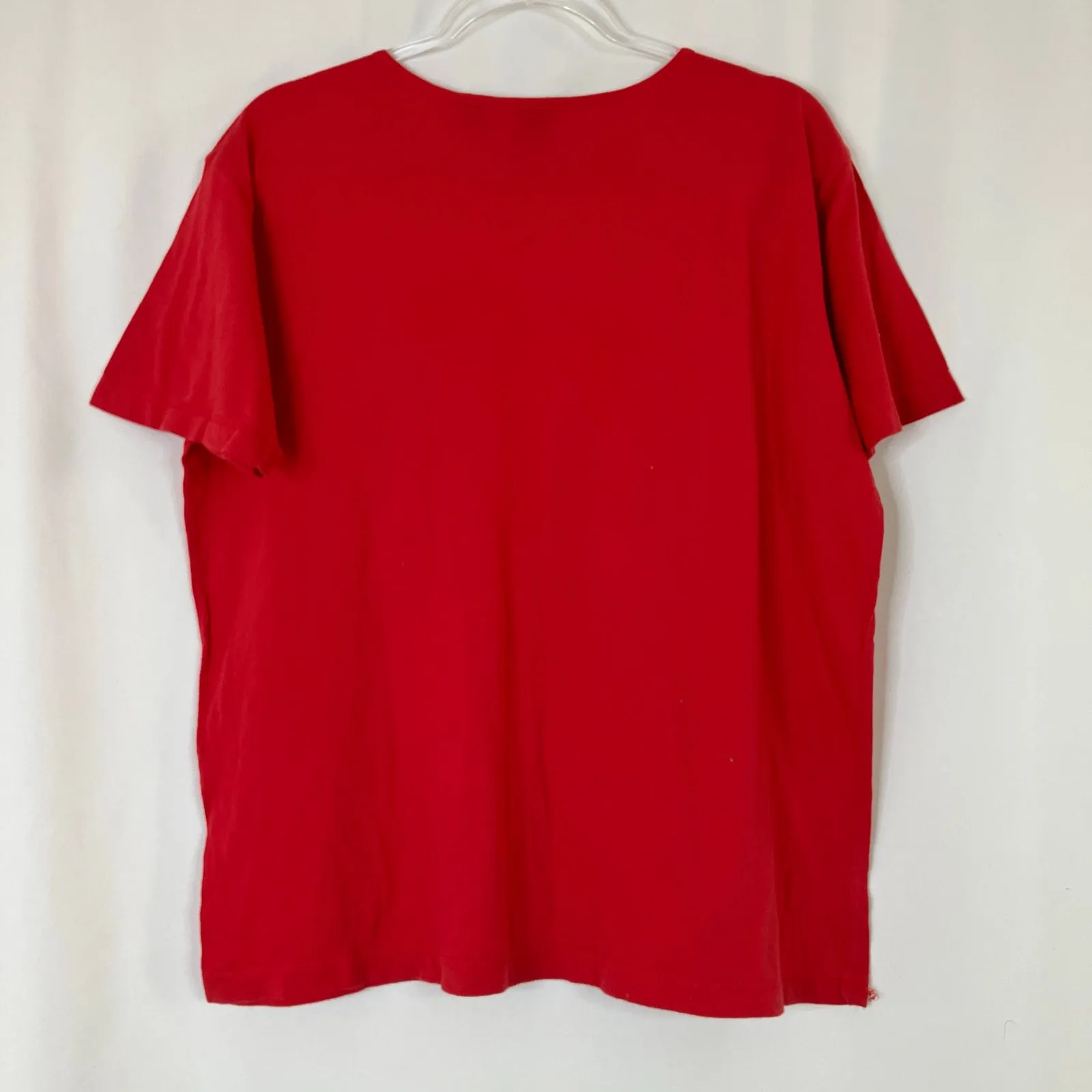 GAP | Red 100% Cotton Tee Shirt Short Sleeve Crew Neck Womens Large - Image 5
