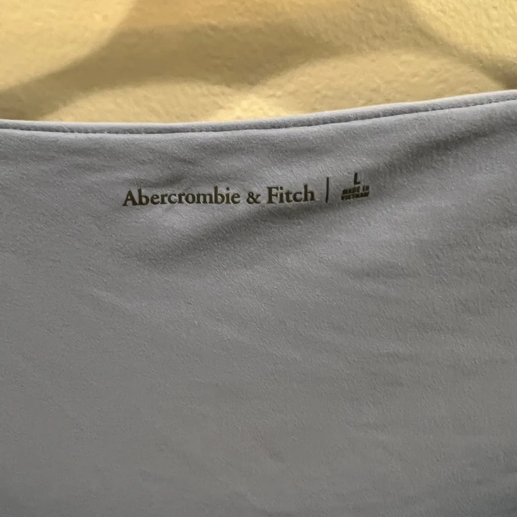 Abercrombie and Fitch Long Sleeve Top Blue Size Large - Image 3