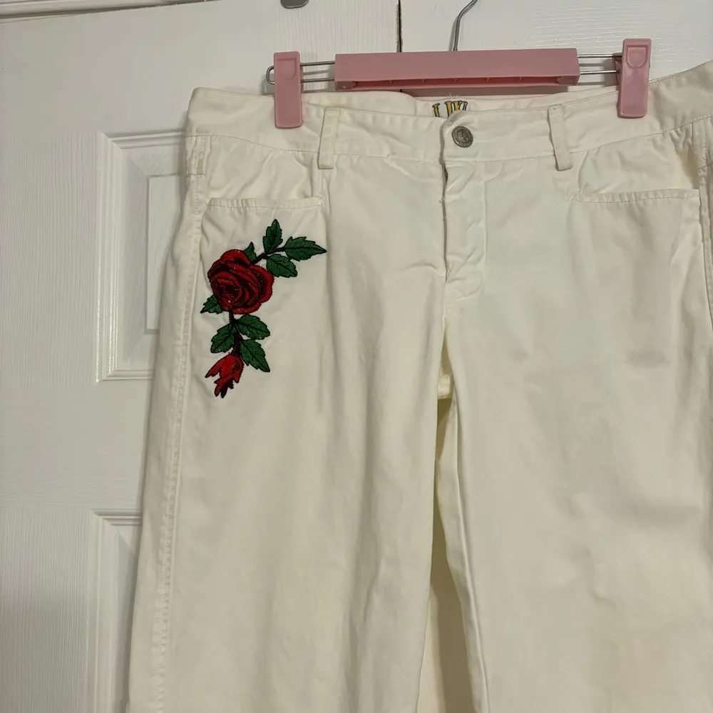 Johnny Was Embroidered Flare Jeans - Image 2