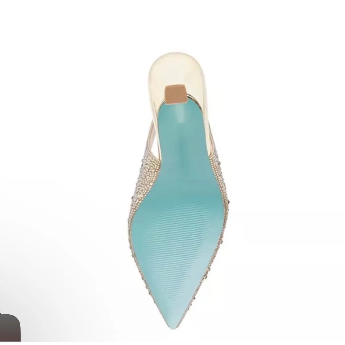 Betsy Johnson SB-Clark Slingback Heels Rhinestone Embellished - Image 4