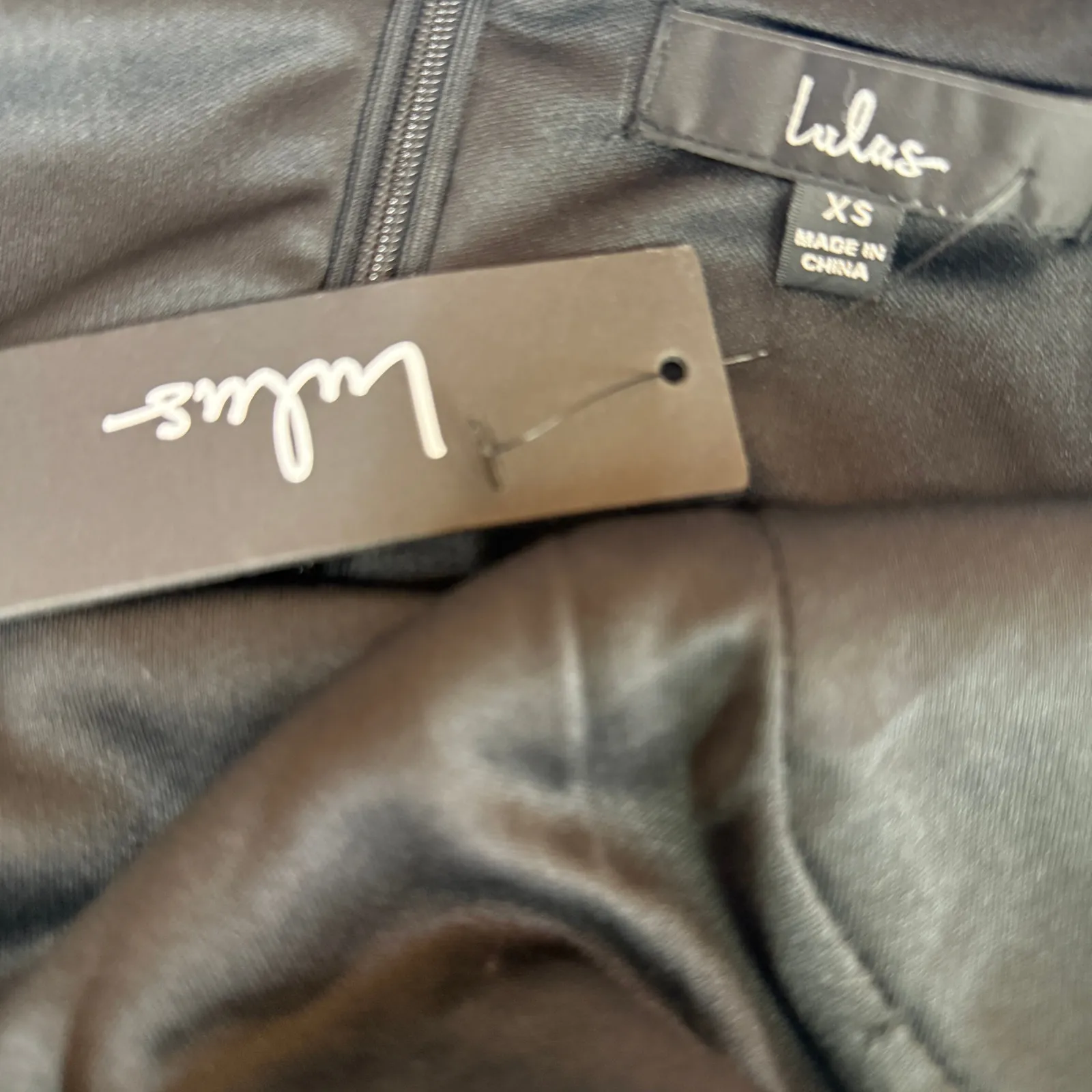 Lulu's Forever Your Girl Black Sequin Cocktail Bodycon Mini Dress NWT Size XS - Image 8