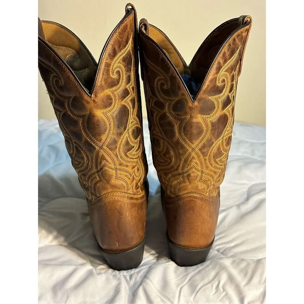 Laredo Cowgirl Leather Boots Size 9.5 M - Image 3