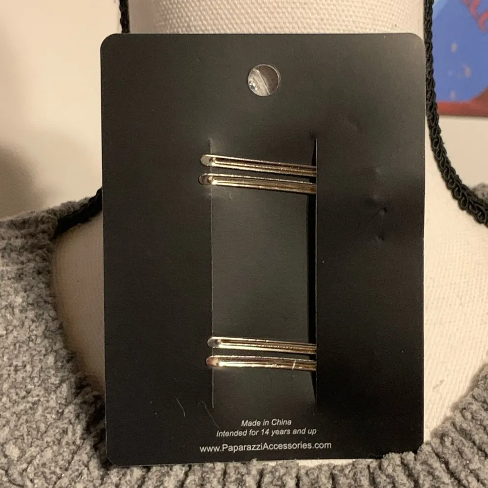 Paparazzi Silver Star Stellar-Ista Hair Clips - Image 4