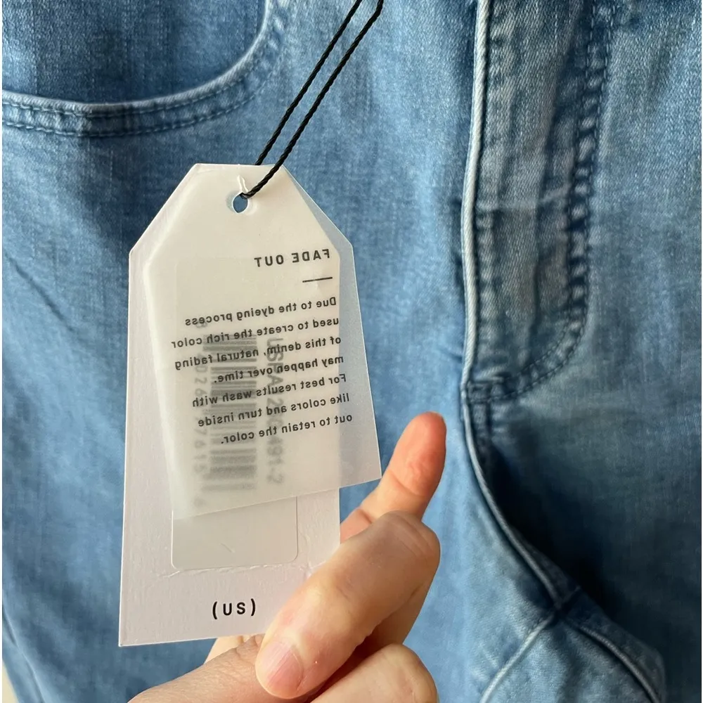 Universal Standard Jackie High Rise Cropped Jeans California Blue New Tags 2 - Image 4