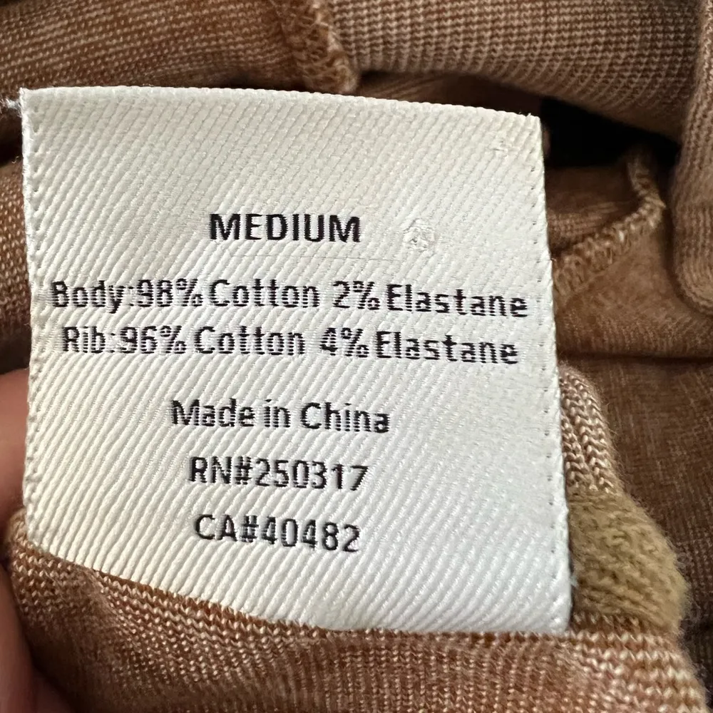 Varley Women's Natural Edith Rib Pique Sweater size medium - Image 5