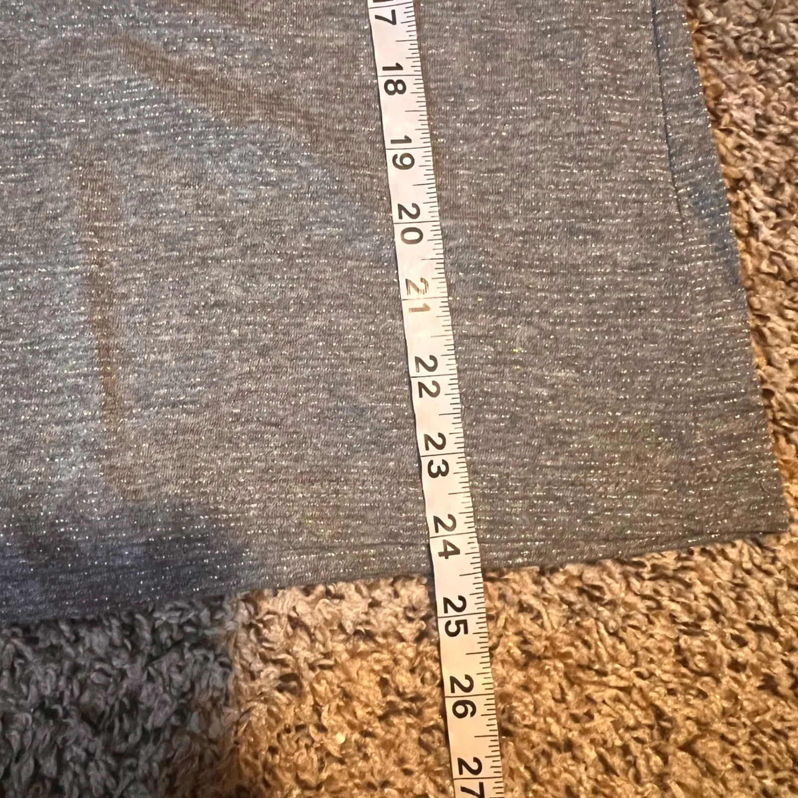 Houston Astros Womens Gray Sparkle T Shirt‎ MLB Baseball Major League Size L - Image 5