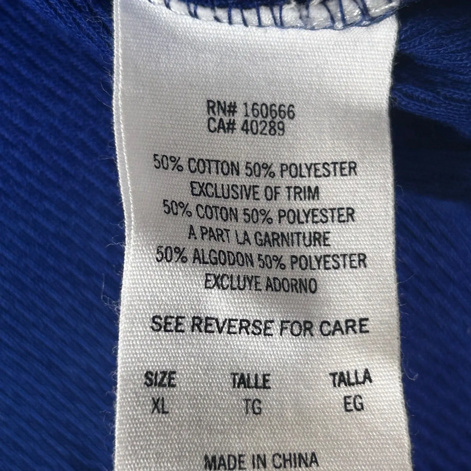 New York Giants Sweatshirt Womens XL Blue NFL New‎ Era Collab Long Sleeve NWT - Image 11