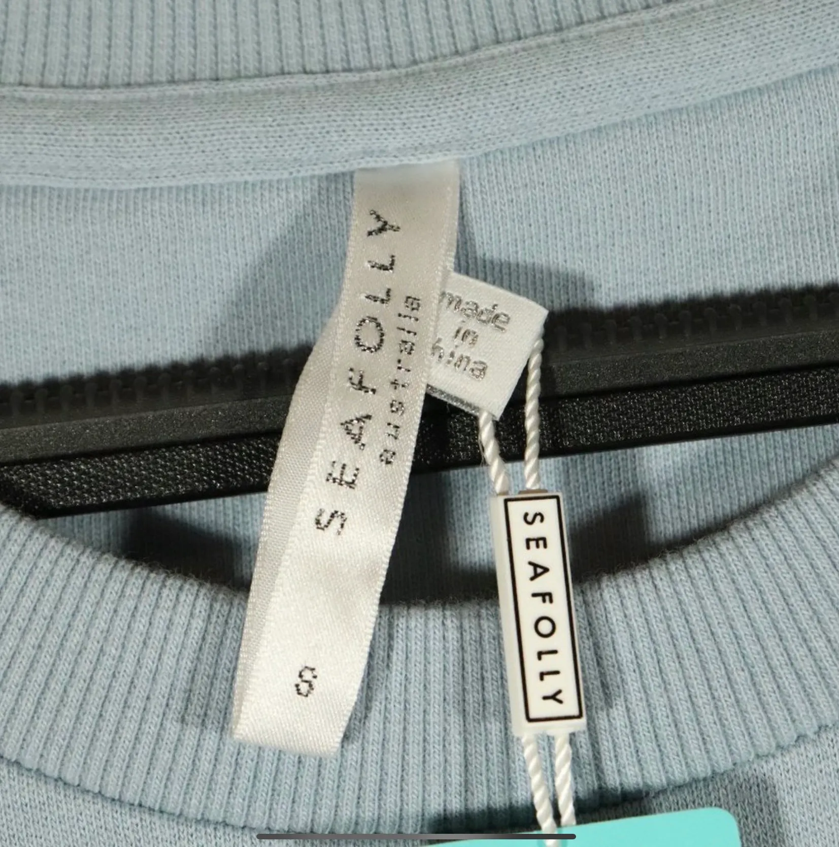 NWT  X Revolve Splendor Sweater Size Small In Blue - Image 8