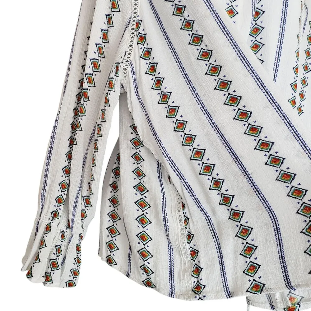 Rain Blouse Womens Large V - Image 13