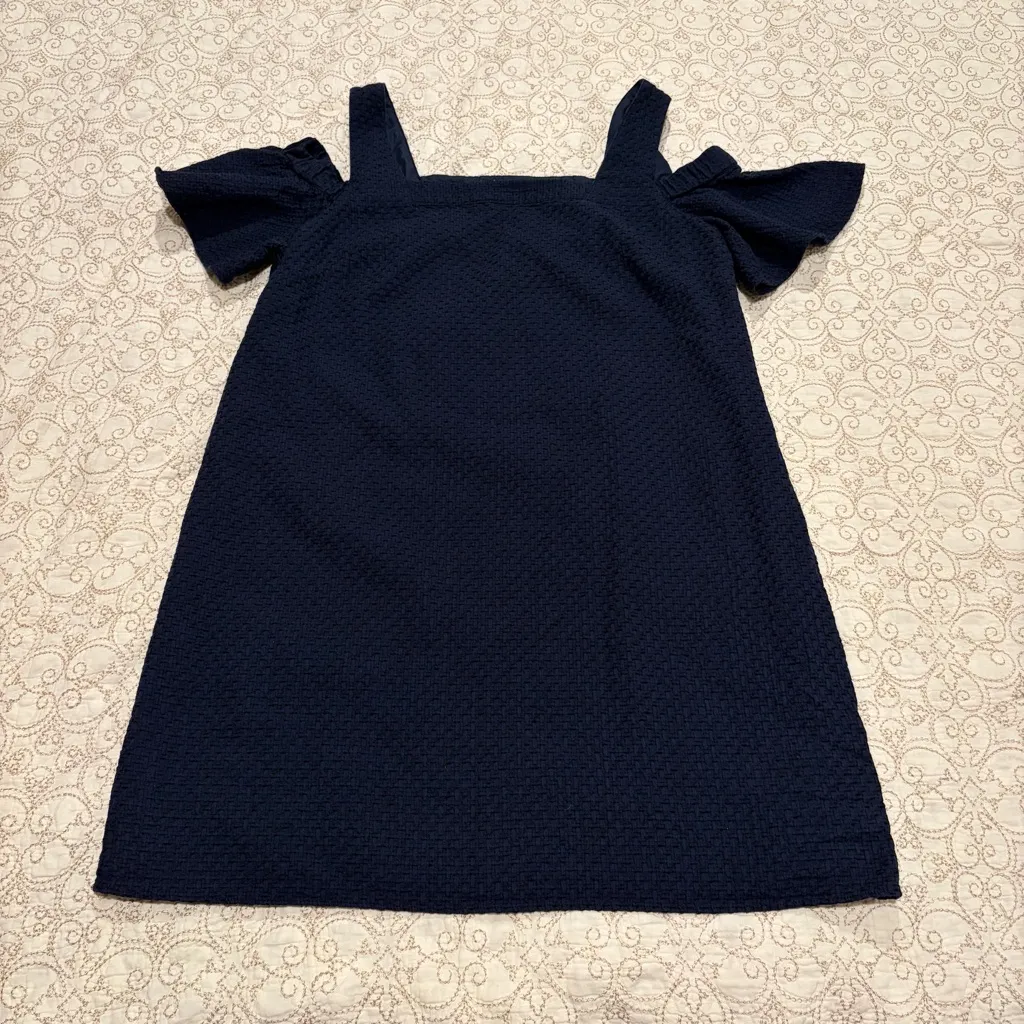 J. Crew Women’s Navy Dress Size Large - Image 3
