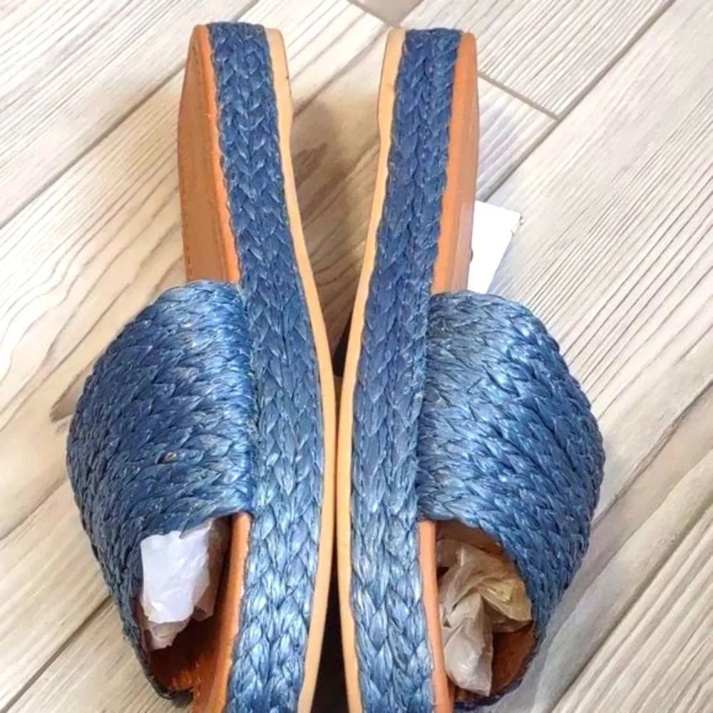 Universal Threads Universal Thread Mardi Raffia Sandals Size 9 - Image 7