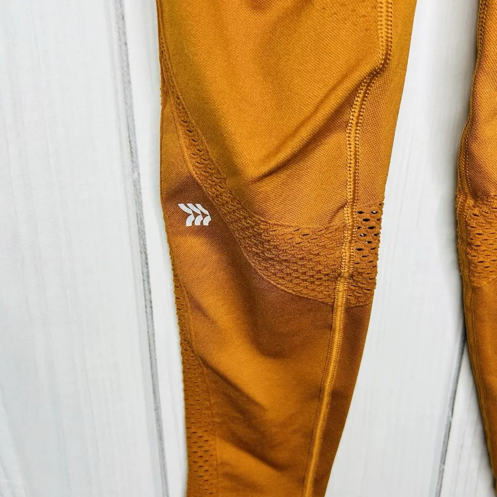 All In Motion Burnt Orange Crop Leggings Women’s Size XS (22" x 25.5") - Image 9
