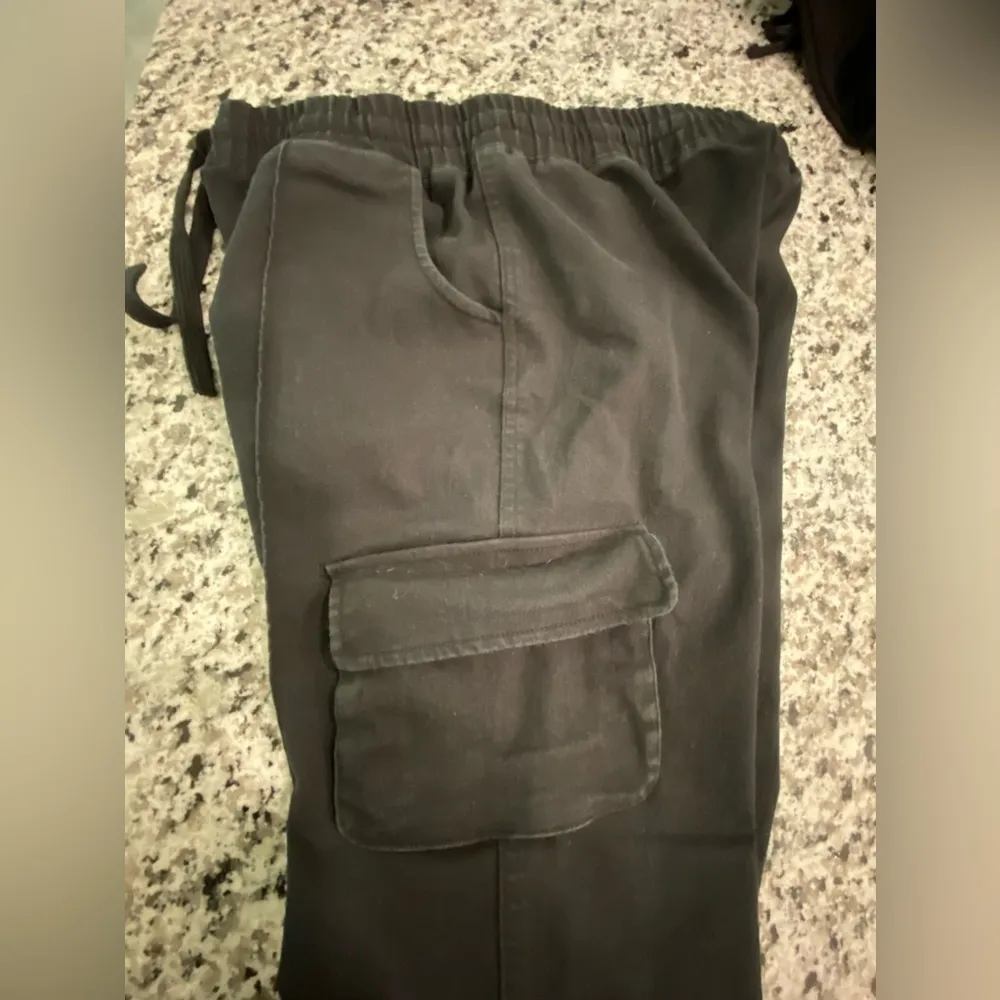 Shinestar Black Trend Joggers Cargo Pockets Medium High Rise Waisted - Image 5