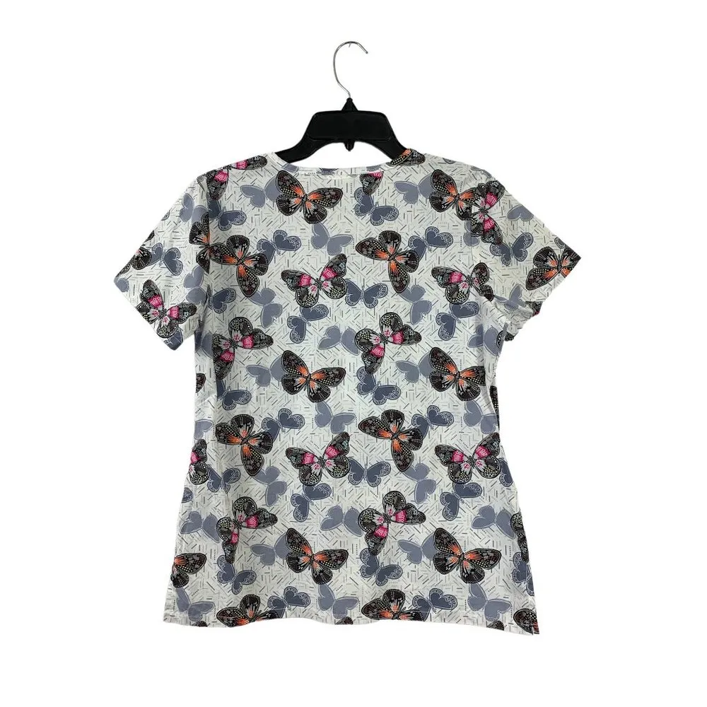 Scrubstar Women's Butterflies Scrub Top - Image 2